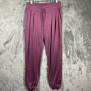 Lole Pull On Jogger Pants Womens Size Medium Dusty Rose Performance Stretch